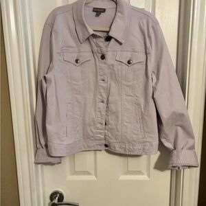 Style & Co Light Purple Jean Jacket